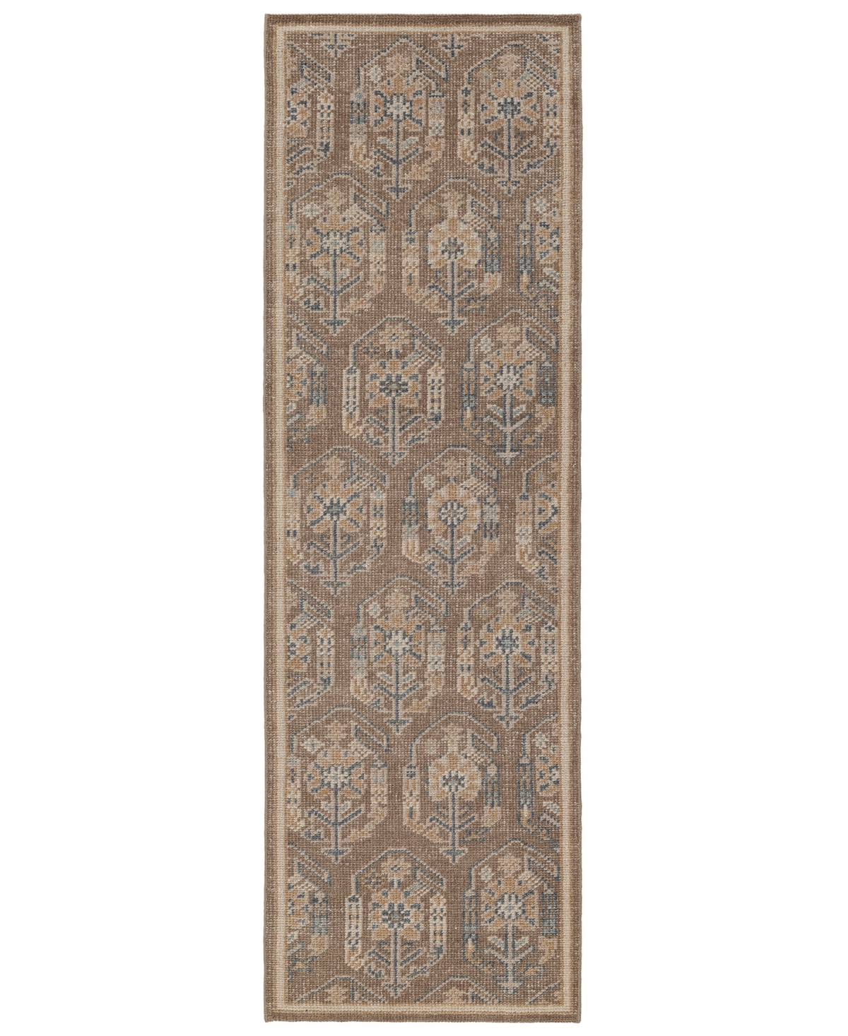 Obeetee Tuscany Paisley 2'6" x 8' Runner Area Rug