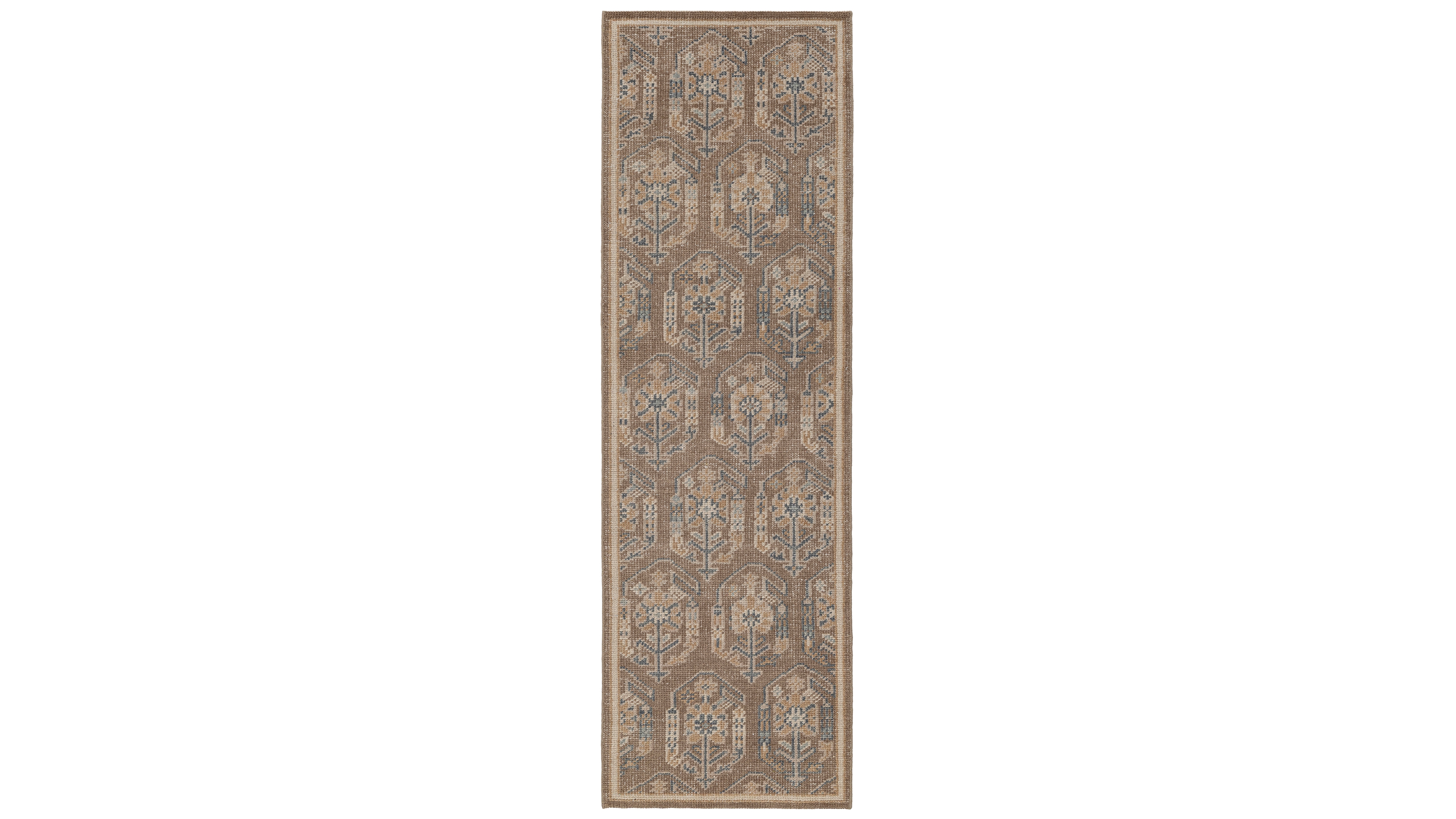 Obeetee Tuscany Paisley 2'6" x 8' Runner Area Rug