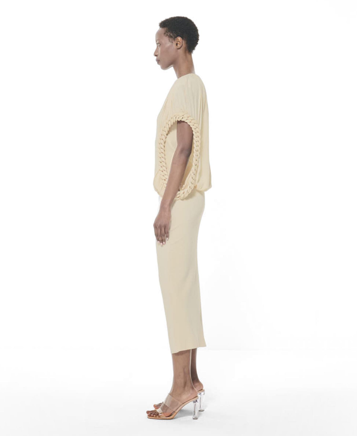 Women's Midi Pencil Knit Skirt