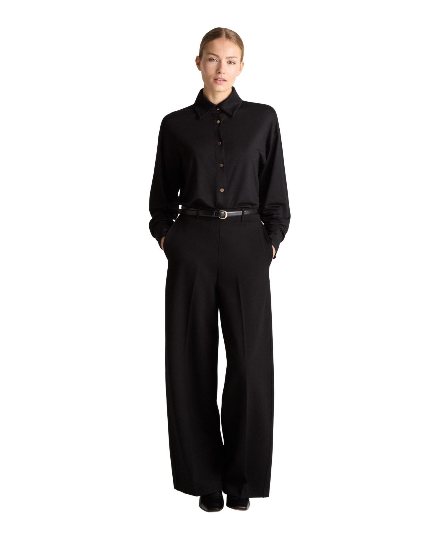 Women's Lester Relaxed-Fit Wide-Leg Pants