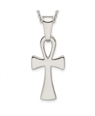 Polished Ankh Cross Pendant