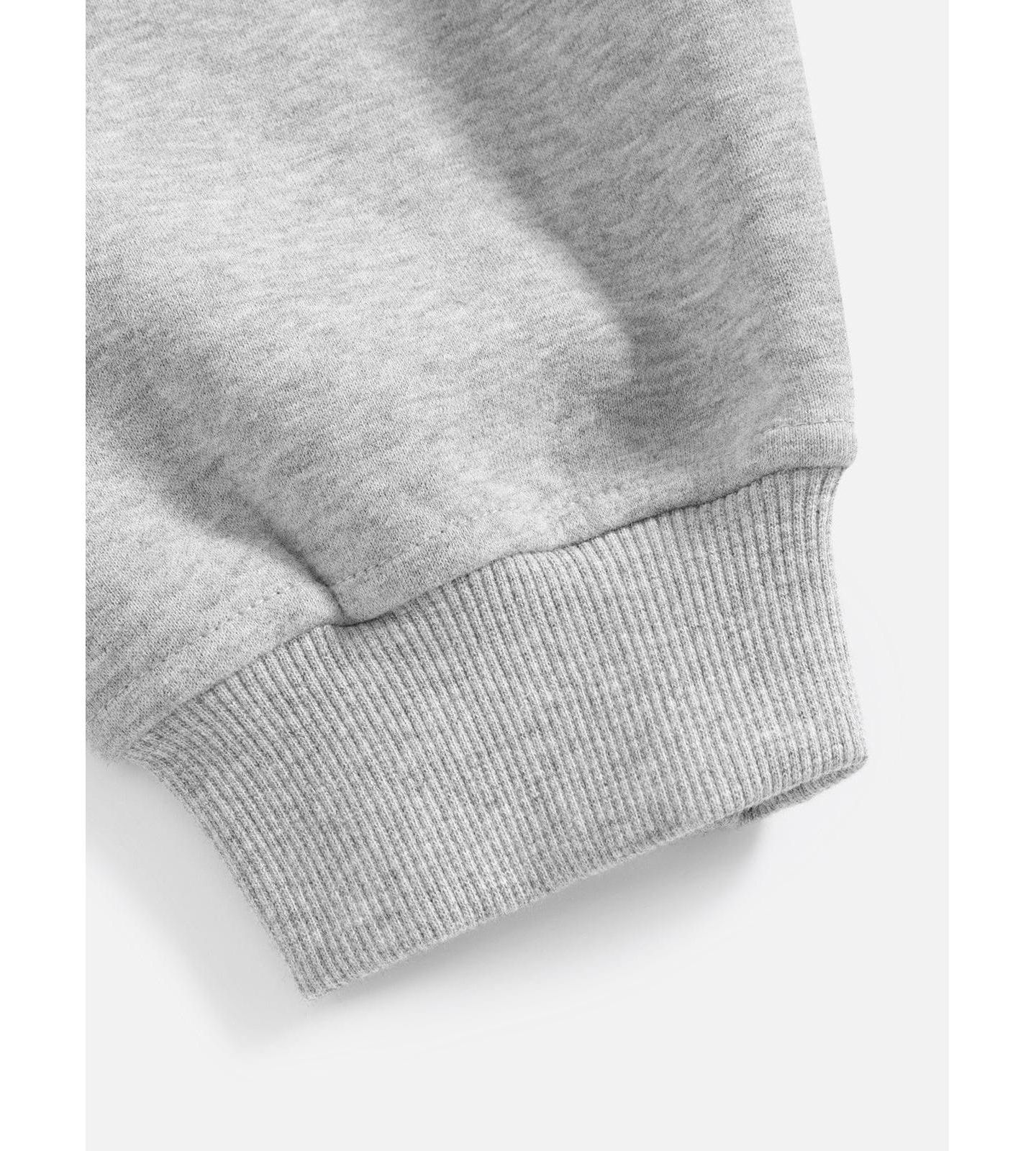 Мужское худи AELFRIC EDEN Boxy Metal Toggle Zip Up, цвет: Серый — фото 9