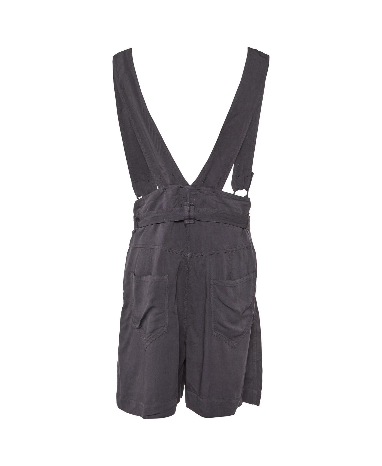 Women's High-Waisted Suspender Shorts, 7" Inseam