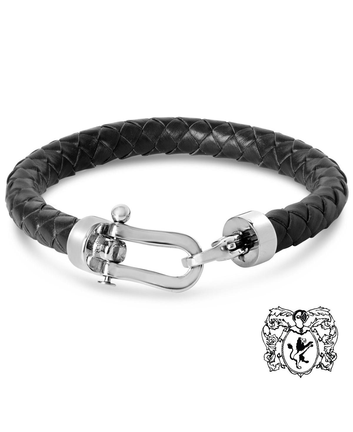 Bruno Magli Men's Chorded Leather Bracelet