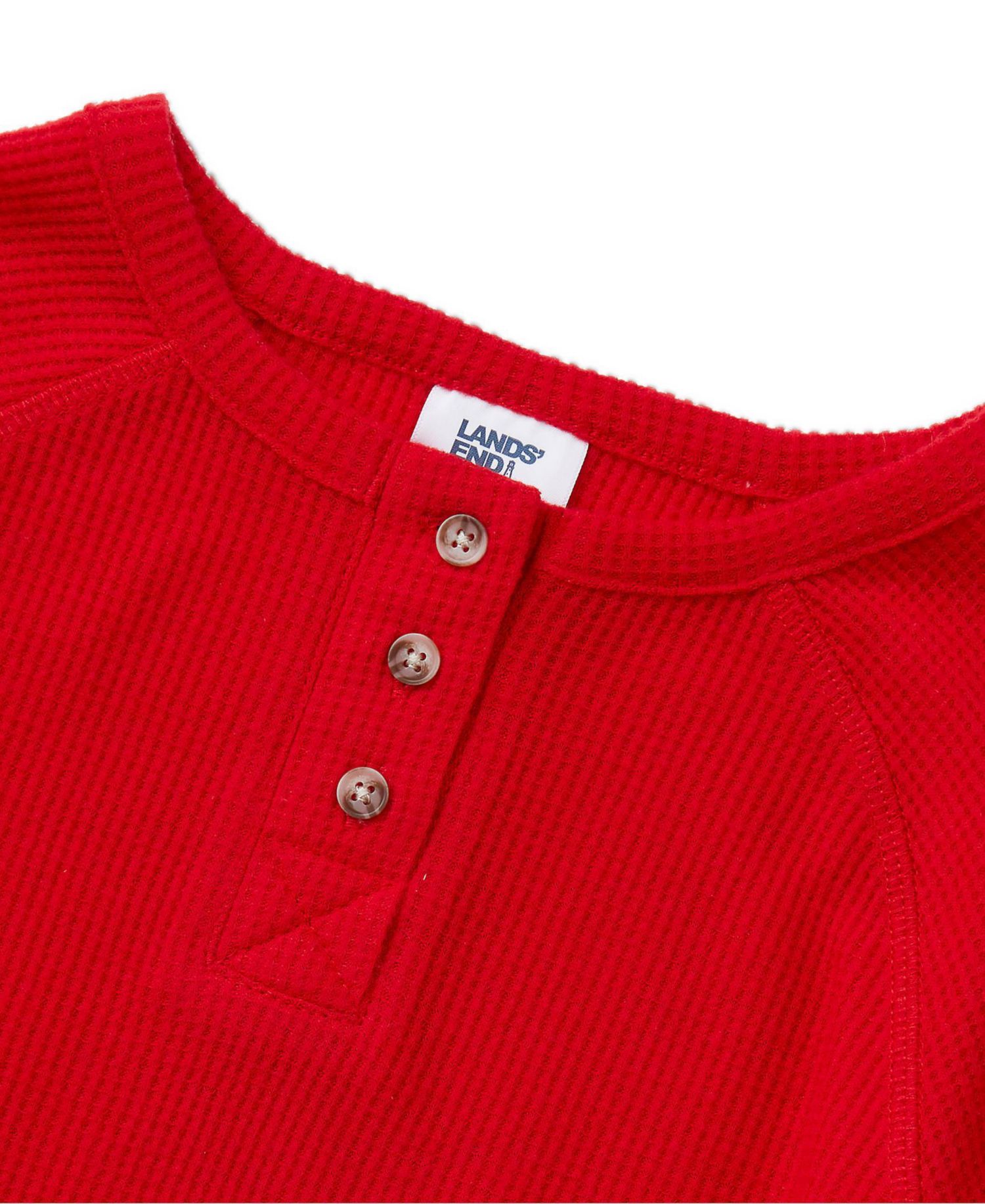 Big Boys Waffle Pajama Henley