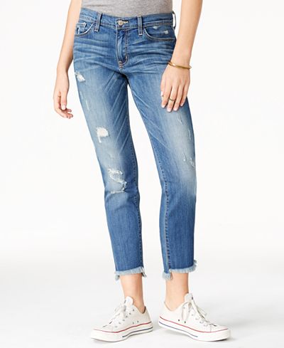 Flying Monkey Ripped Rage Blue Wash Skinny Jeans