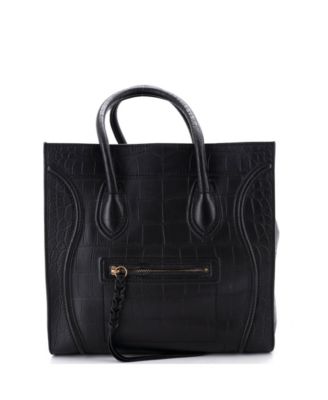 Medium Phantom Bag Embossed Leather