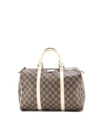 Joy GG Coated Canvas Medium Boston Bag