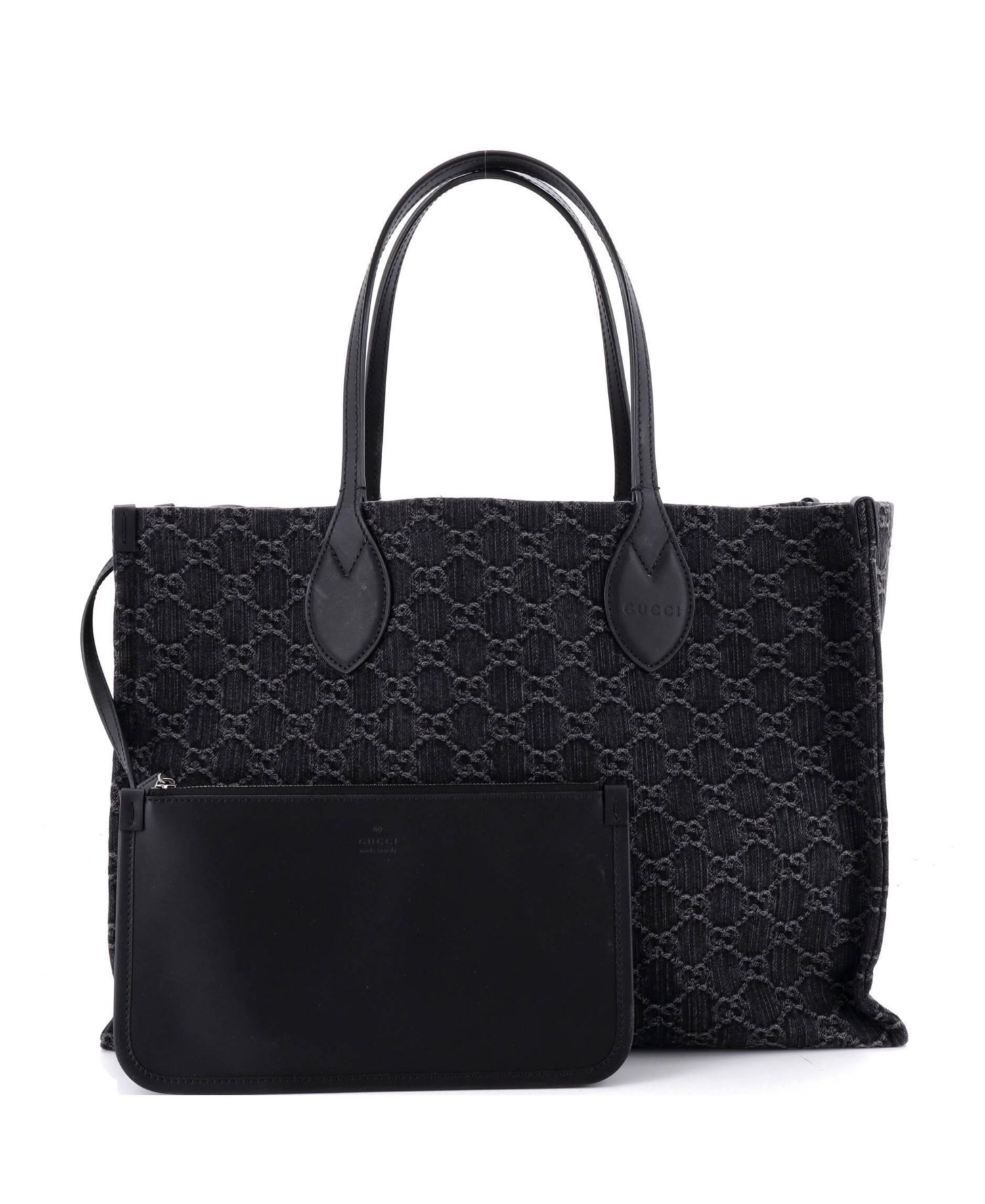 Ophidia Laptop Denim Shopper Tote