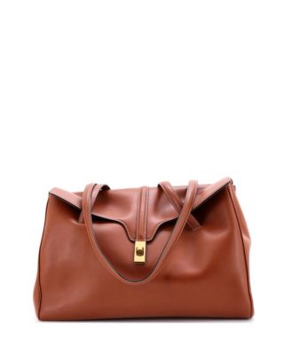 Large Soft 16 Smooth Calfskin Shoulder Bag