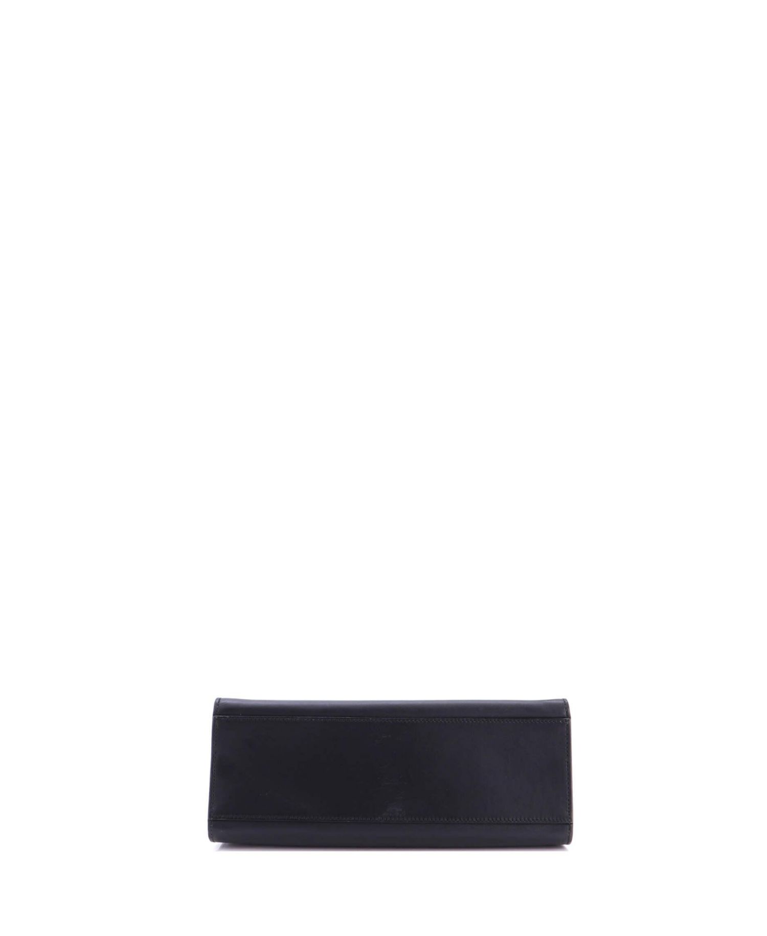 Small Bamboo Buckle Tote Leather