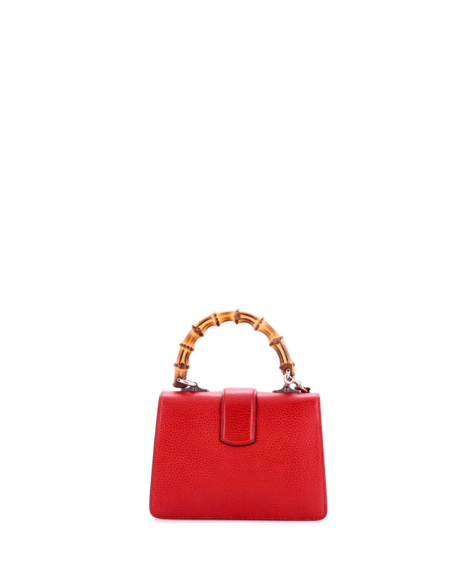 Mini Dionysus Bamboo Top Handle Bag Leather