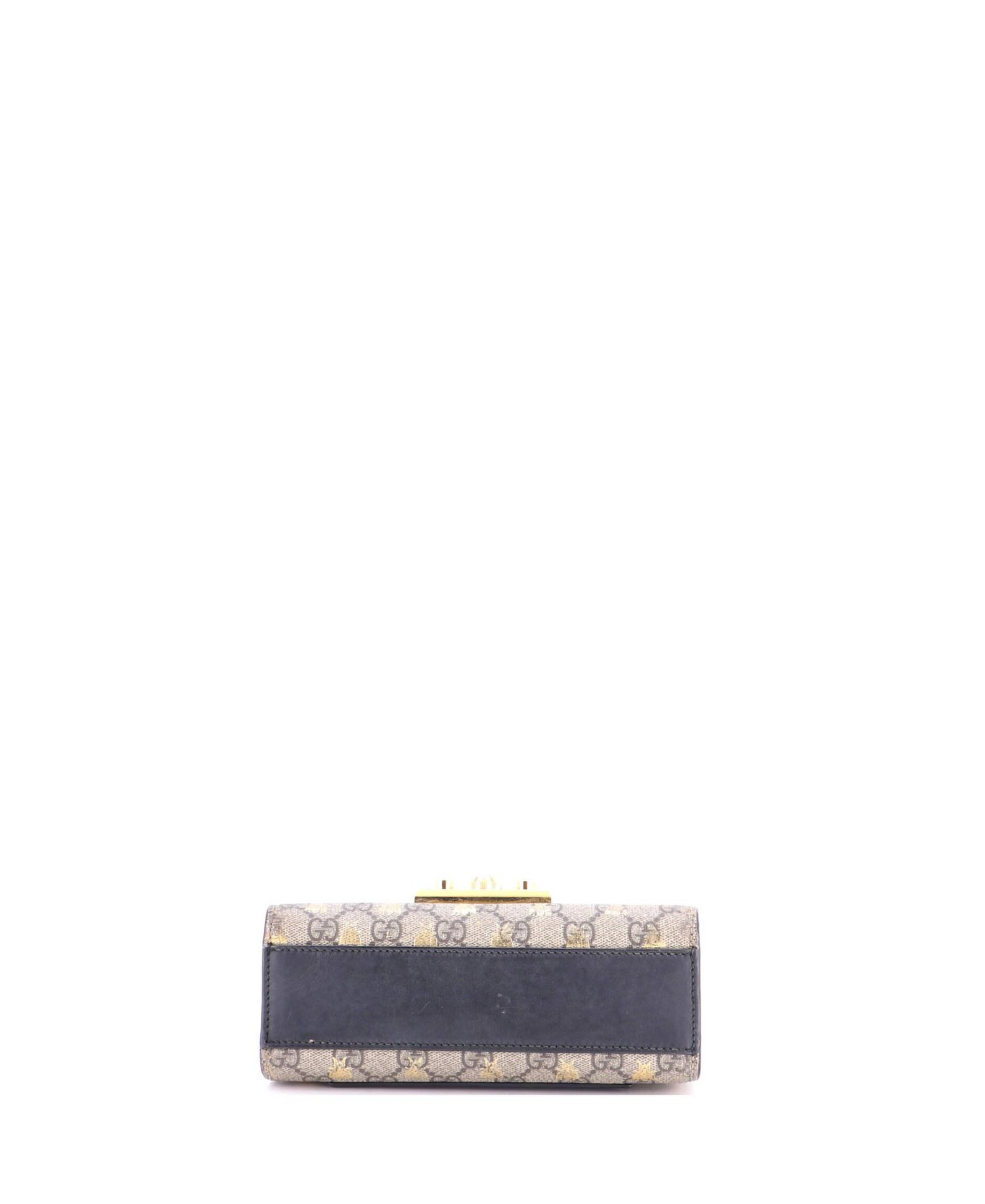 Small Padlock Shoulder Bag Printed GG Coated Canvas
