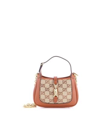 Mini Jackie 1961 Chain Hobo Crystal Embellished GG Canvas
