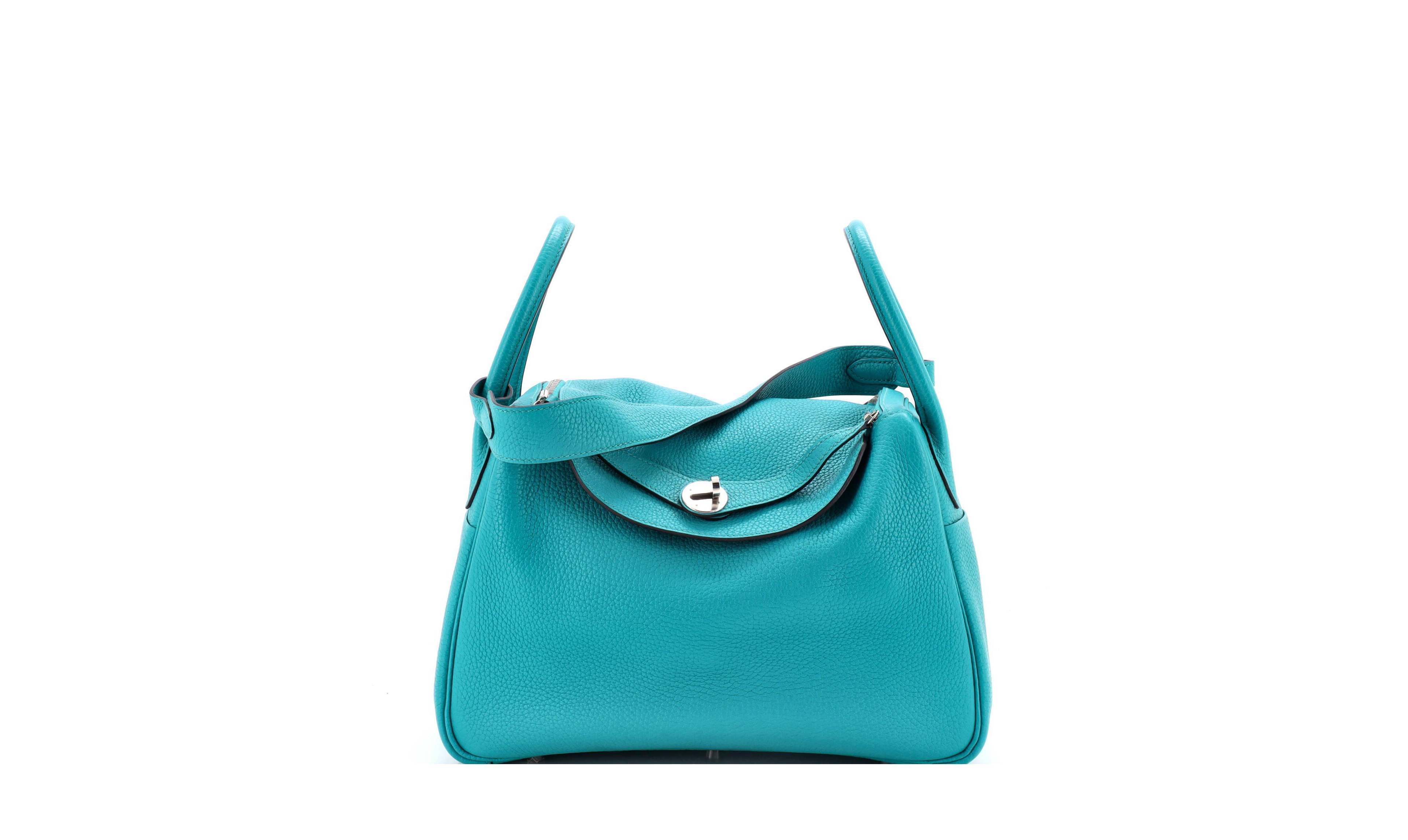 Pre-Owned HERMES Lindy 30 Clemence Shoulder Bag