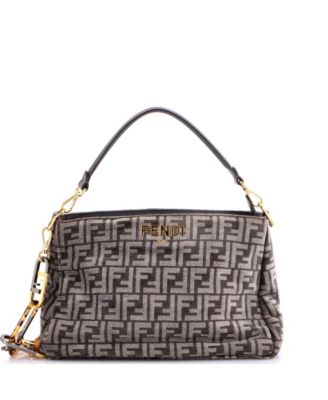 O'Lock Zip Shoulder Bag Zucca Chenille