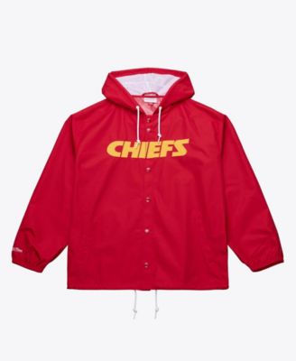 Men's Kansas City Chiefs Coaches Hooded Windbreaker Jacket