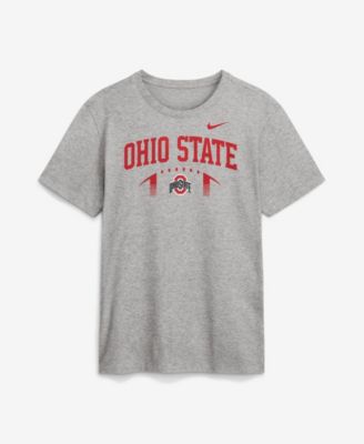 Men's  Heather Gray Ohio State Buckeyes Primetime Football Icon T-Shirt