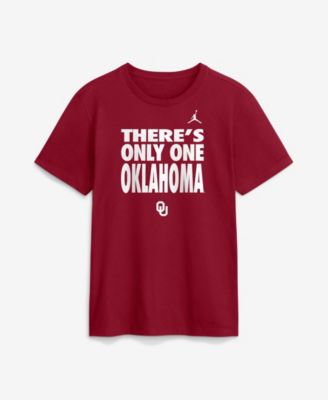 Men's Crimson Oklahoma Sooners 2026 Sideline Dri-FIT Slogan T-Shirt