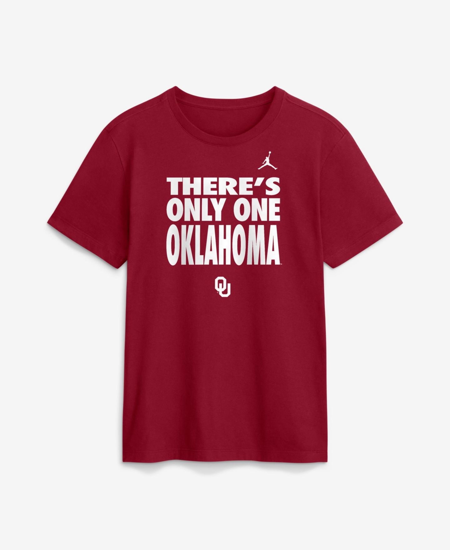 Мужская футболка Jordan Crimson Oklahoma Sooners 2026 Sideline Dri-FIT Slogan — фото 1