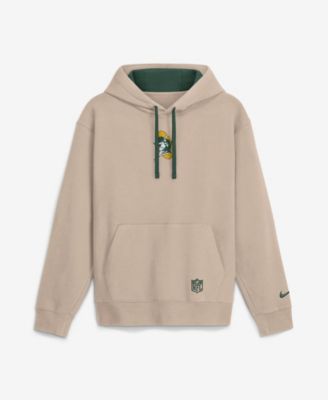 Nike - Men's Sand Green Bay Packers Rewind Club Hoodie Sand, Green