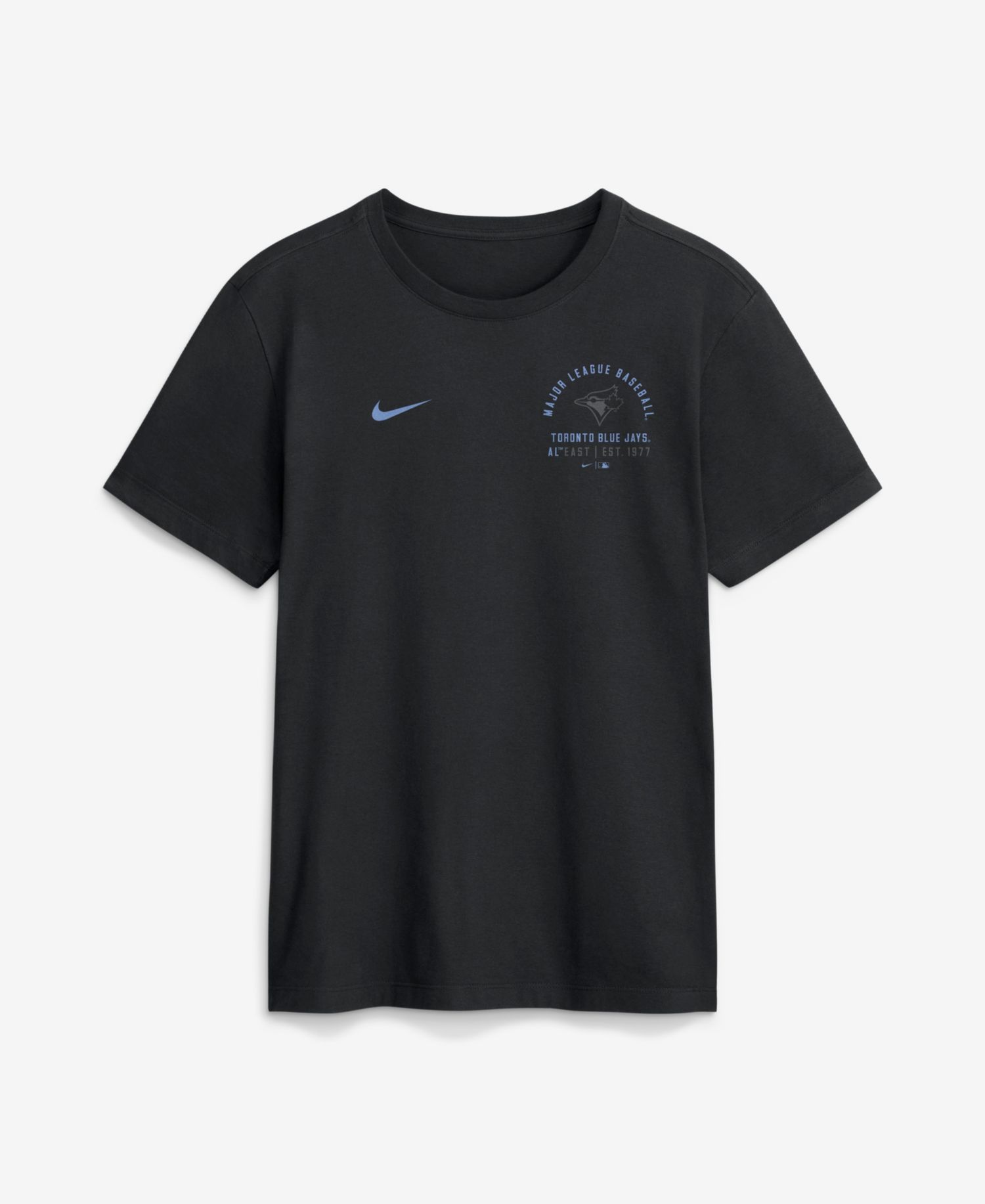 Men's Black Toronto Blue Jays Split Logo T-Shirt