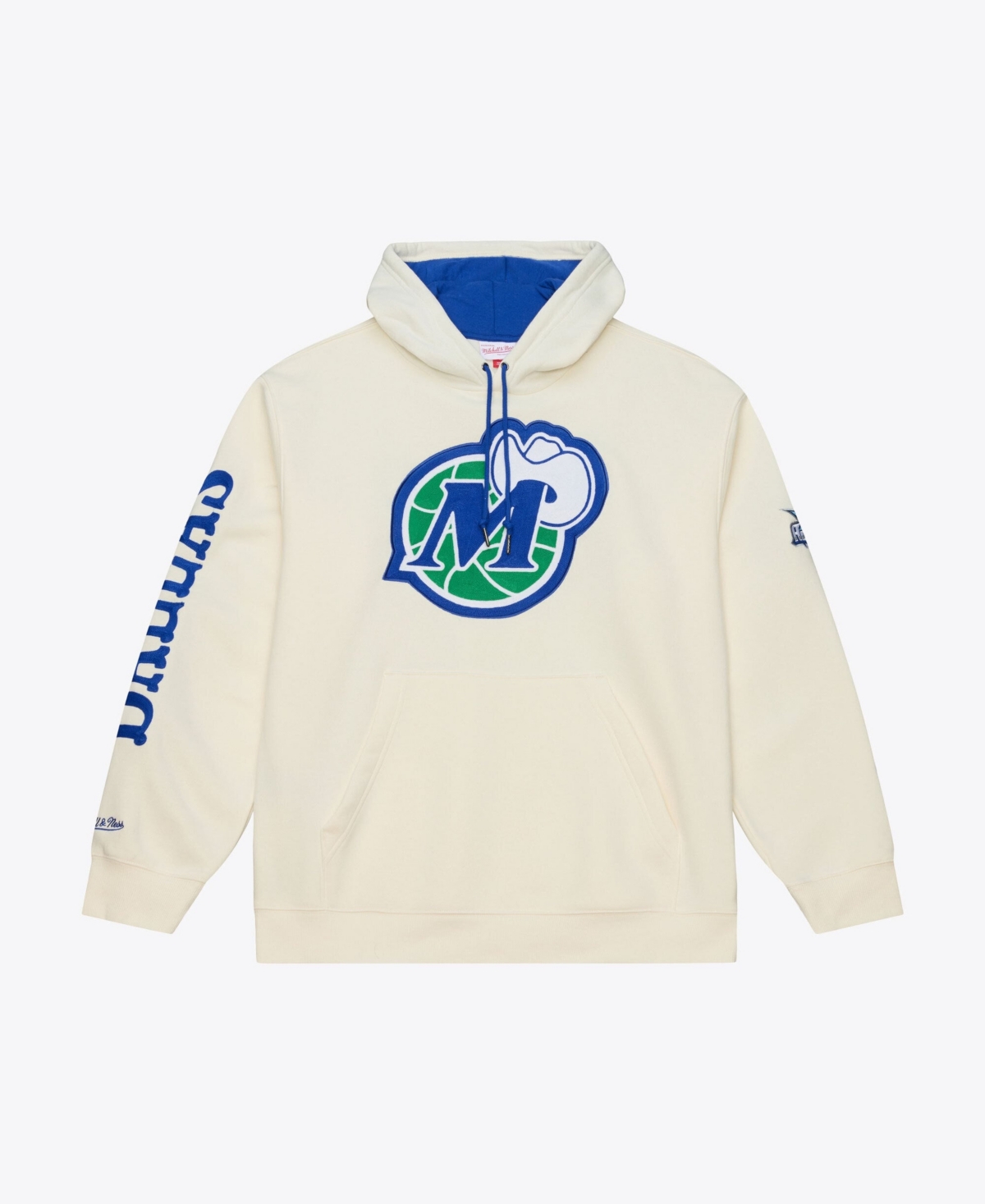 Mitchell & Ness Men's Dallas Mavericks Hardwood Classics Fleece Chain-Stitched Hoodie