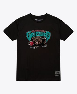 Men's and Women's Black Vancouver Grizzlies Hardwood Classics Arch T-Shirt