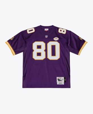 Men's Minnesota Vikings Cris Carter Mesh V-Neck Authentic Throwback Jersey