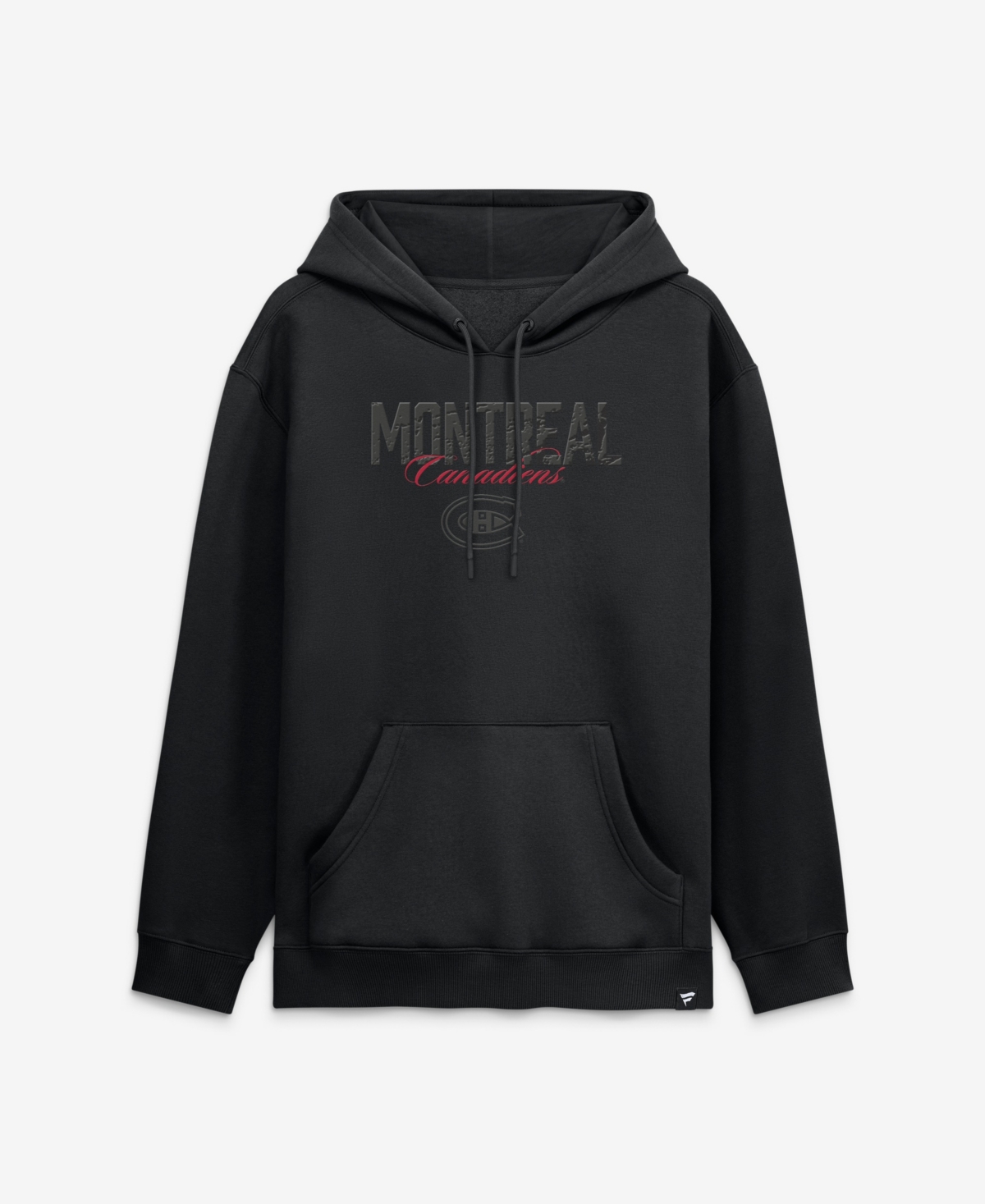 Fanatics Men's Montreal Canadiens Black Out Fleece Hoodie
