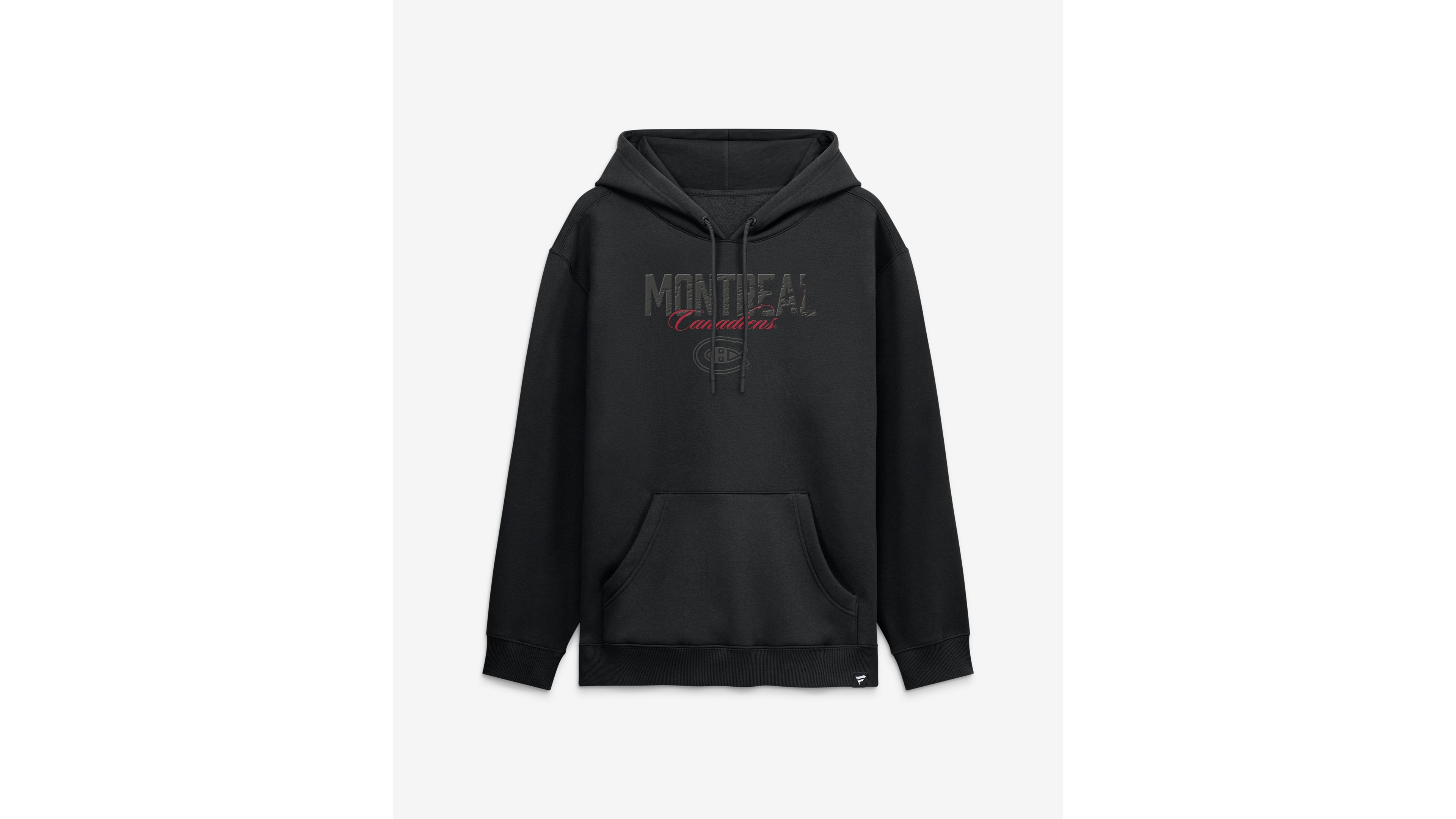 Fanatics Men's Montreal Canadiens Black Out Fleece Hoodie