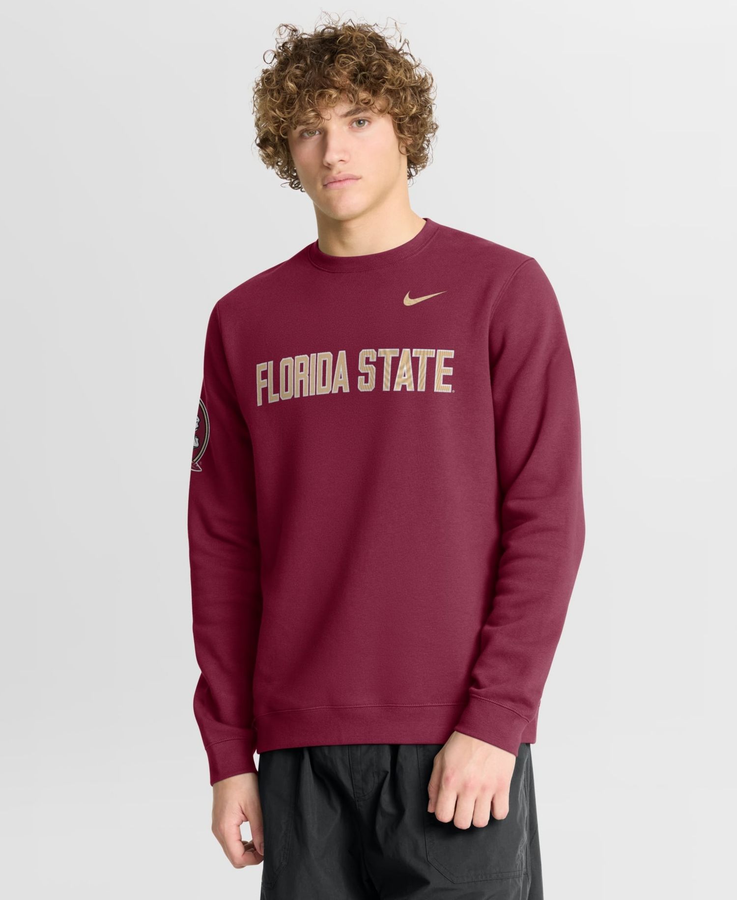 Men's Garnet Florida State Seminoles 2026 Sideline Club Sweatshirt