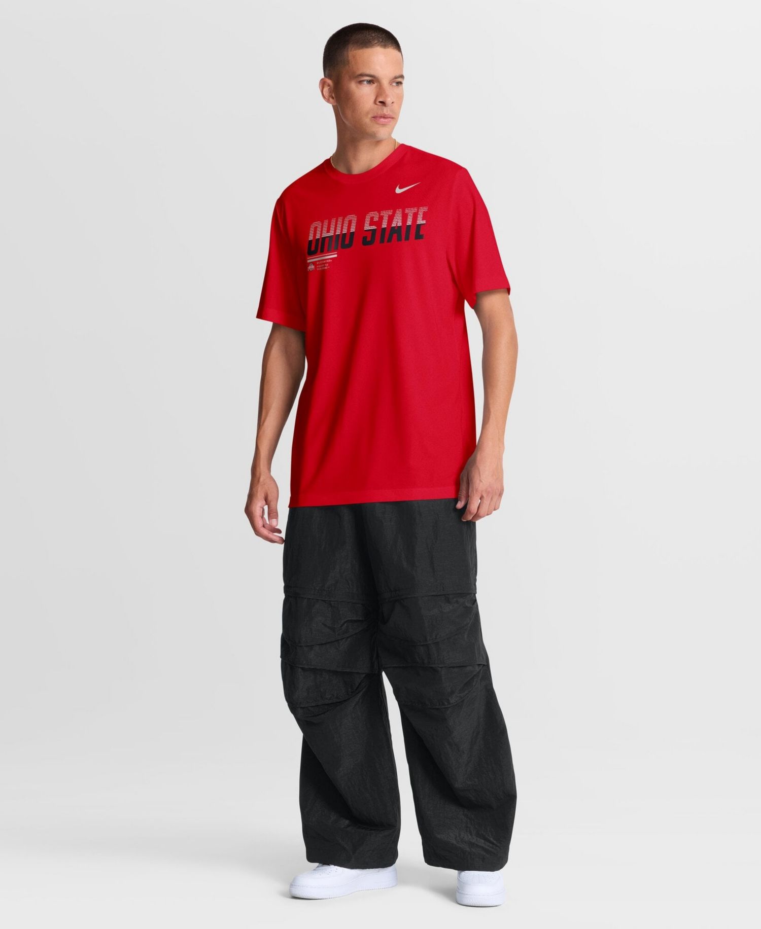 Men's Scarlet Ohio State Buckeyes Sideline Legend Dri-FIT T-Shirt