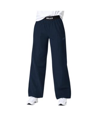 Women's Navy Buffalo Bills Athleisure Wide-Leg Pants
