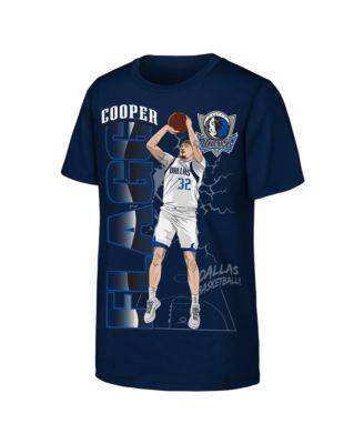 Big Boys and Girls Cooper Flagg Navy Dallas Mavericks Height T-Shirt