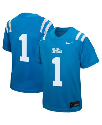 Toddler Powder Blue Ole Miss Rebels Replica Football Jersey