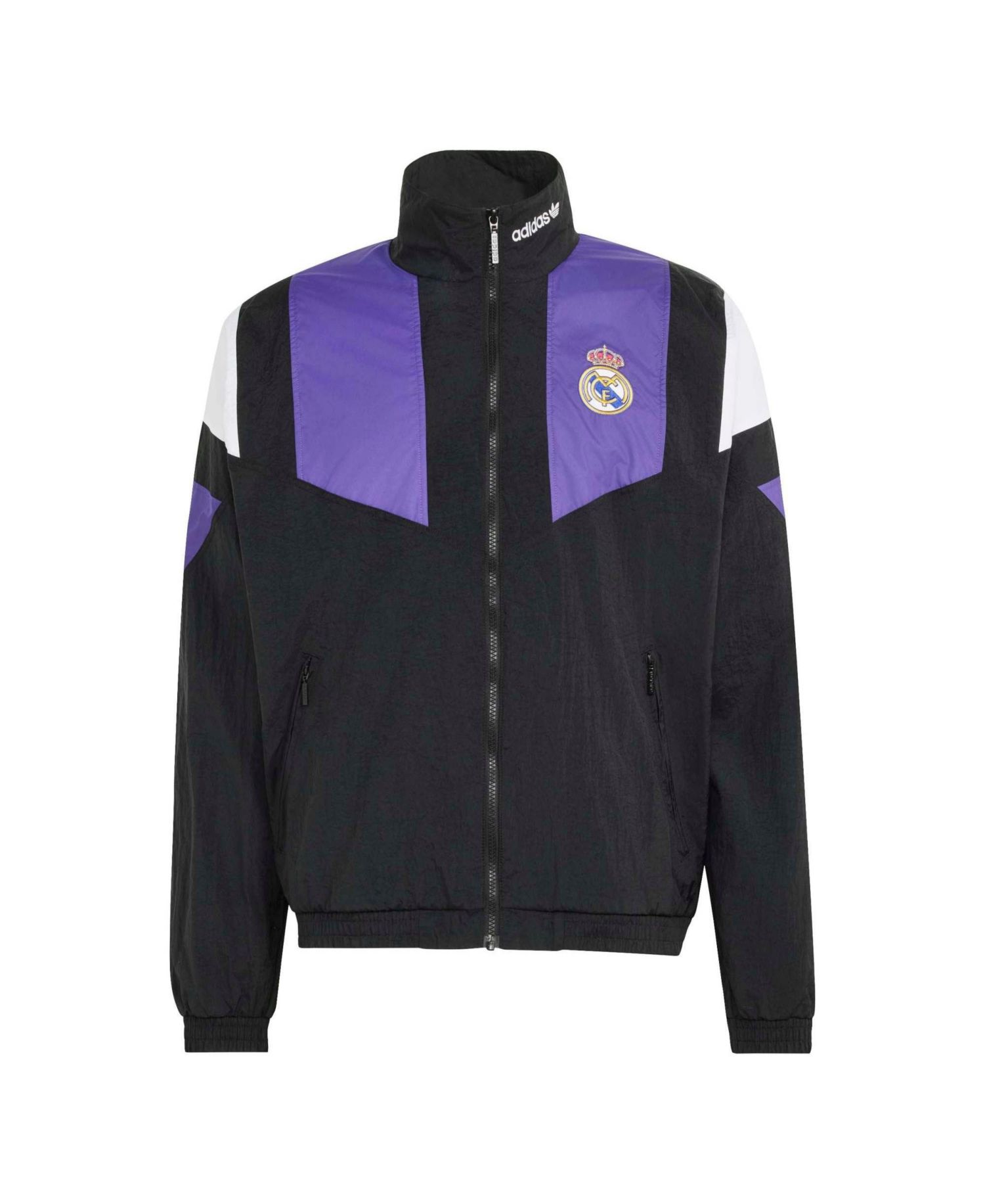 Men's Black Real Madrid EQT Full-Zip Track Jacket