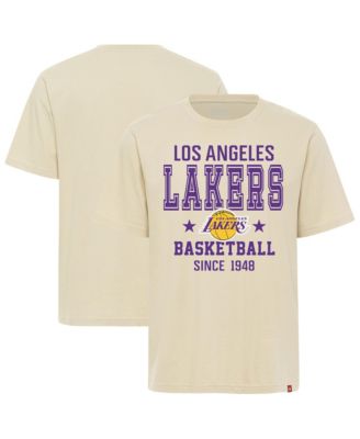 Men's and Women's Cream Los Angeles Lakers Duke Premium T-Shirt