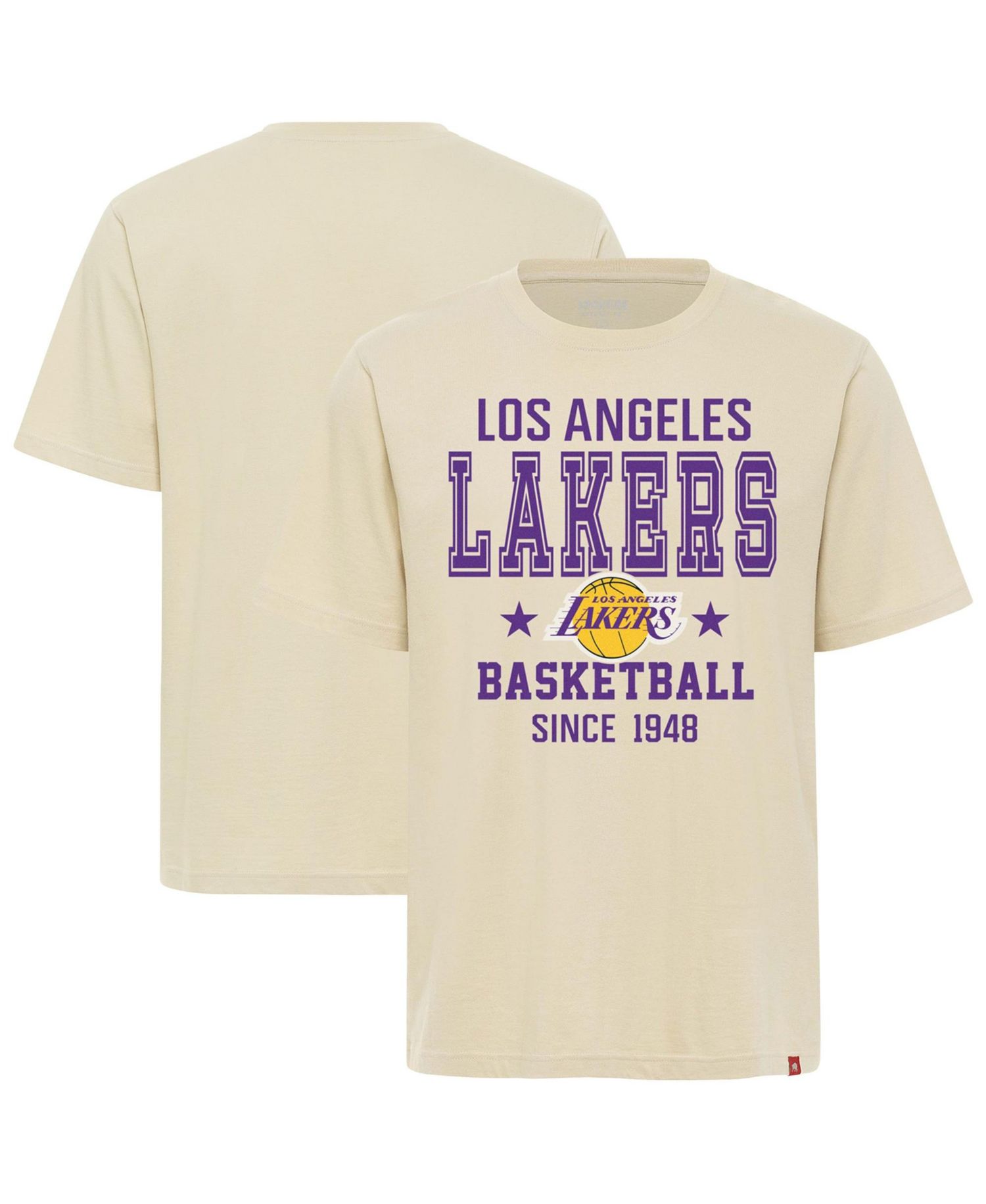 Men's and Women's Cream Los Angeles Lakers Duke Premium T-Shirt