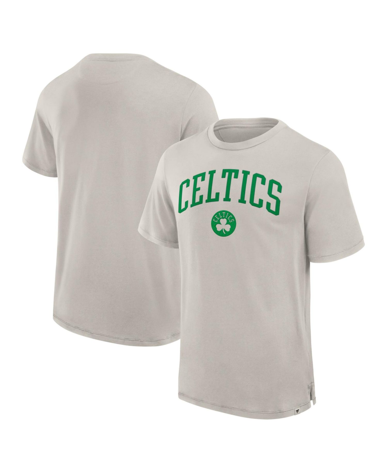 Men's Cream Boston Celtics Crossover Collection Pull Up Jumper Shot Premium T-Shirt