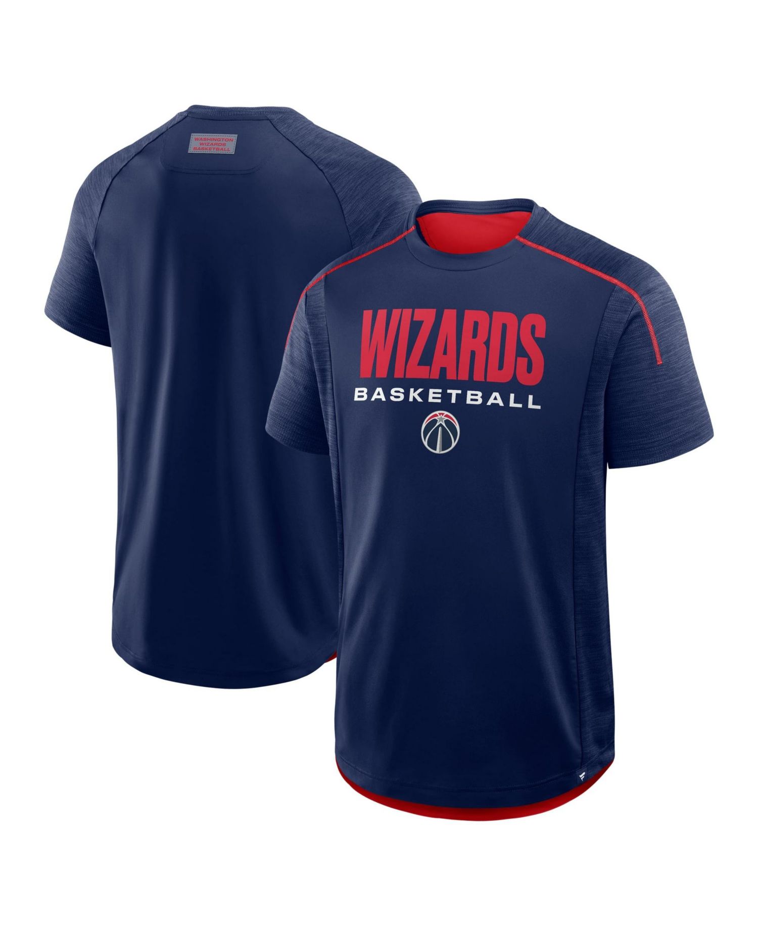 Men's Navy Washington Wizards Inbound Pass Play Practice T-Shirt