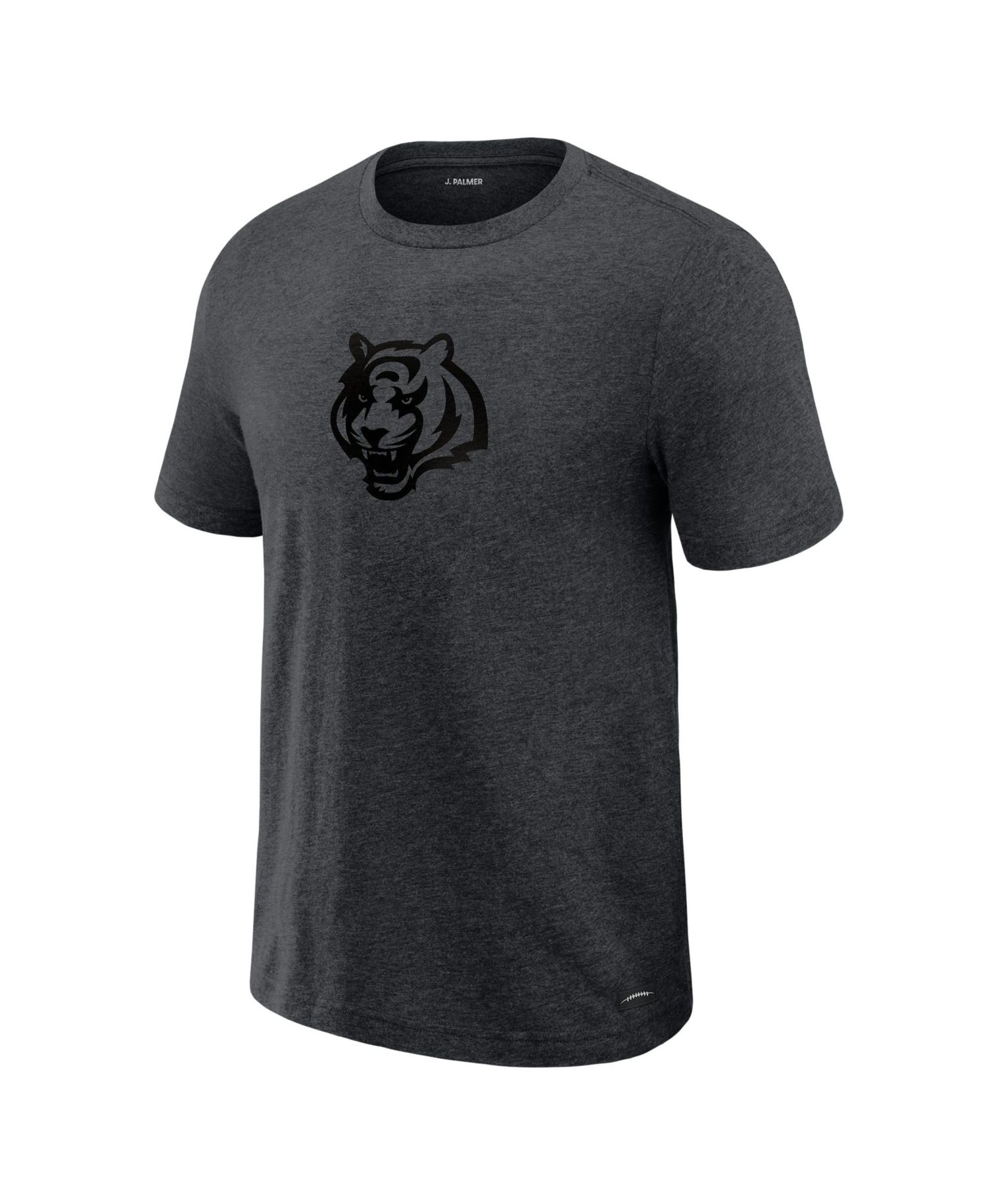Men's Graphite Cincinnati Bengals Players Lounge Tri-Blend T-Shirt