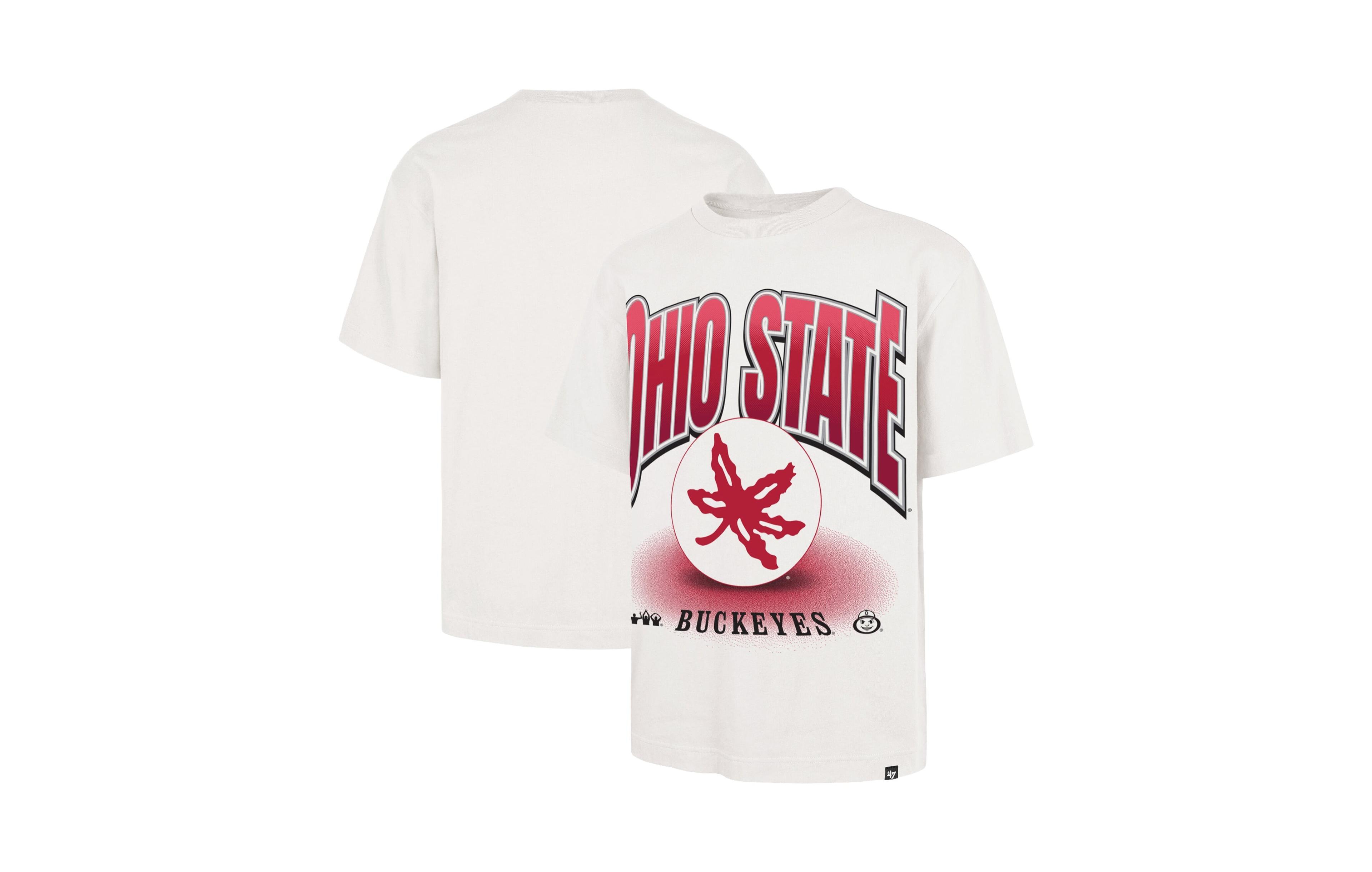 '47 Brand Men's Ohio State Buckeyes Team Flex Foundation Screen-Print T-Shirt