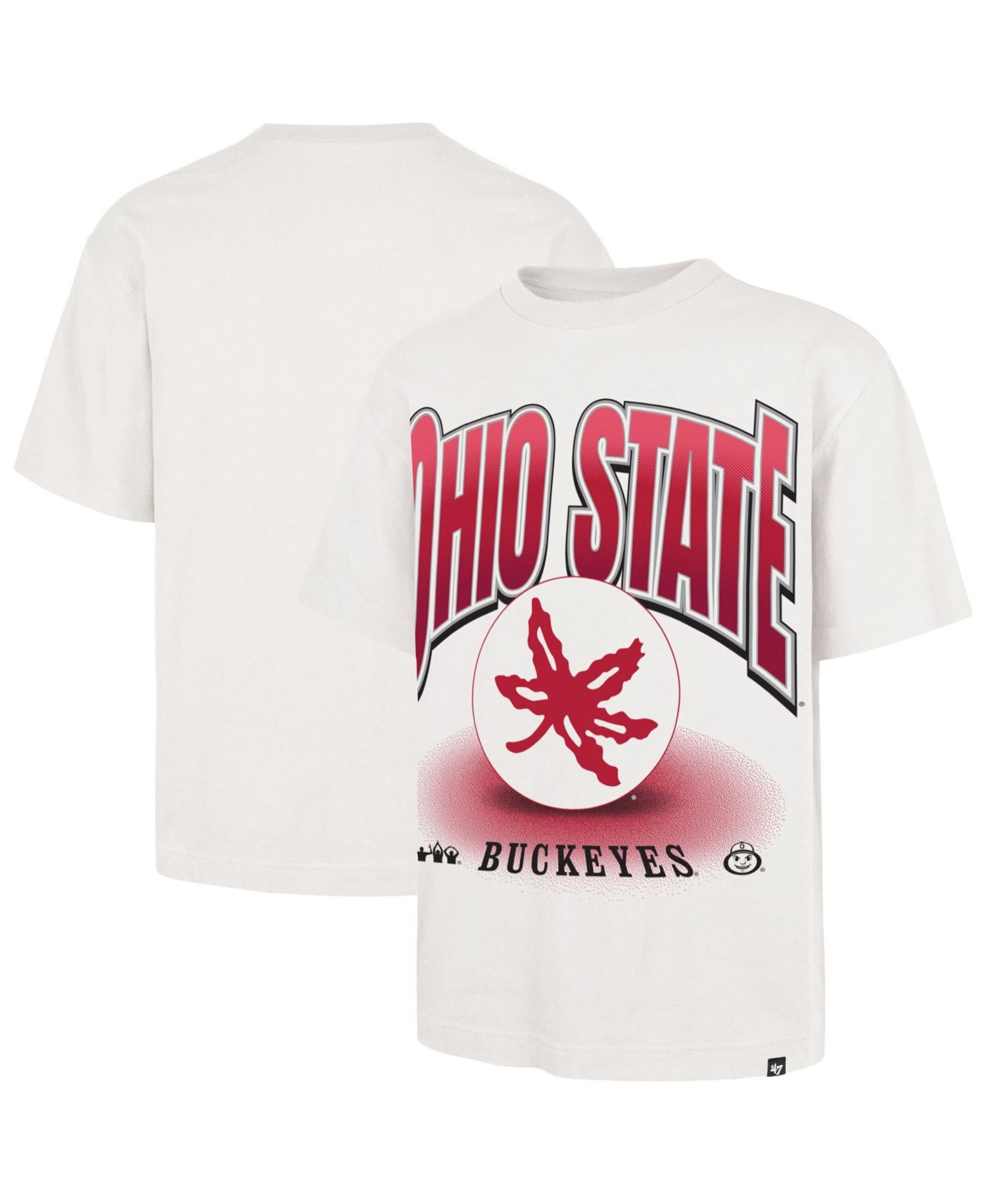 Men's Cream Ohio State Buckeyes Team Flex Foundation T-Shirt