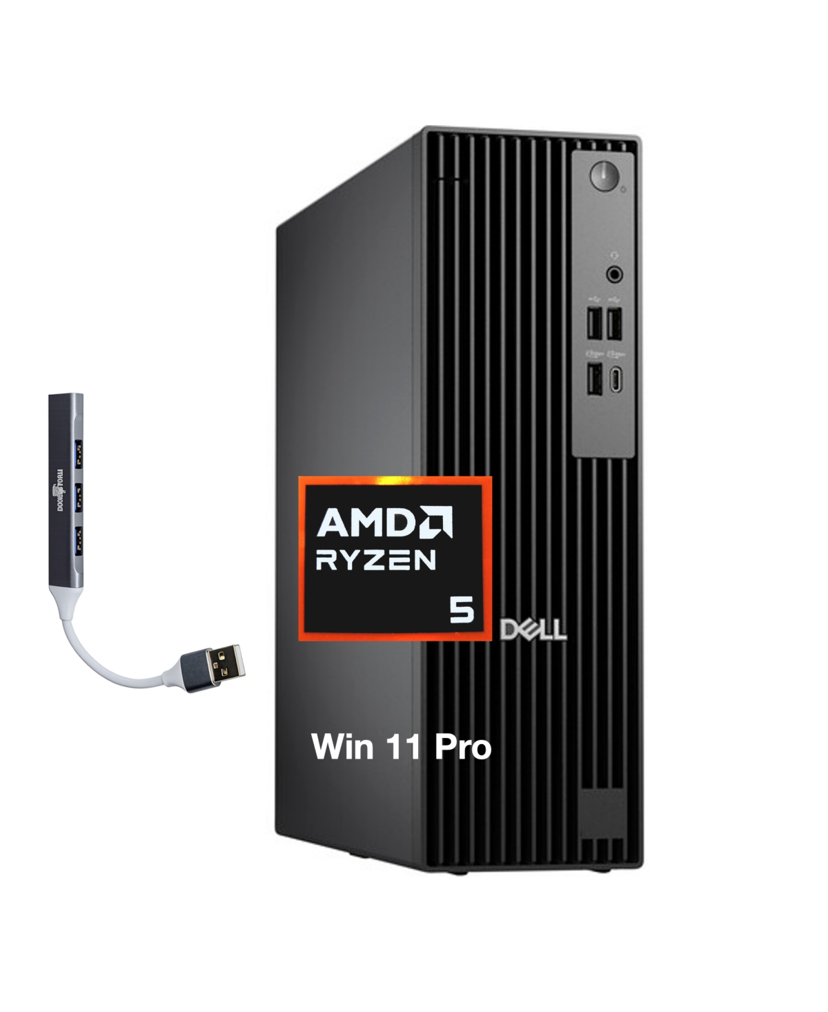 Dell Pro Slim QCS1255 Amd Ryzen 5 8500G Windows 11 Pro Desktop Computer