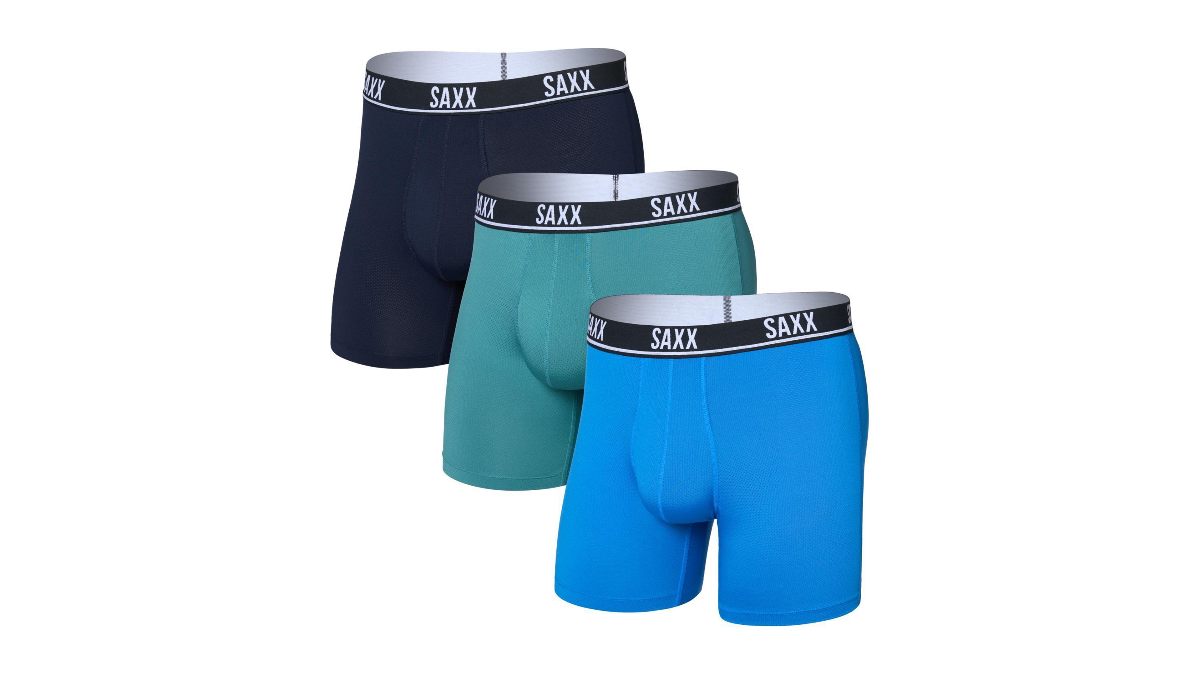 Saxx Men's Essential Performance Mesh Boxer Briefs