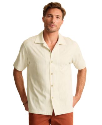 Men's Palm Fresco Palm Grove Camp Stripe Polo Shirt