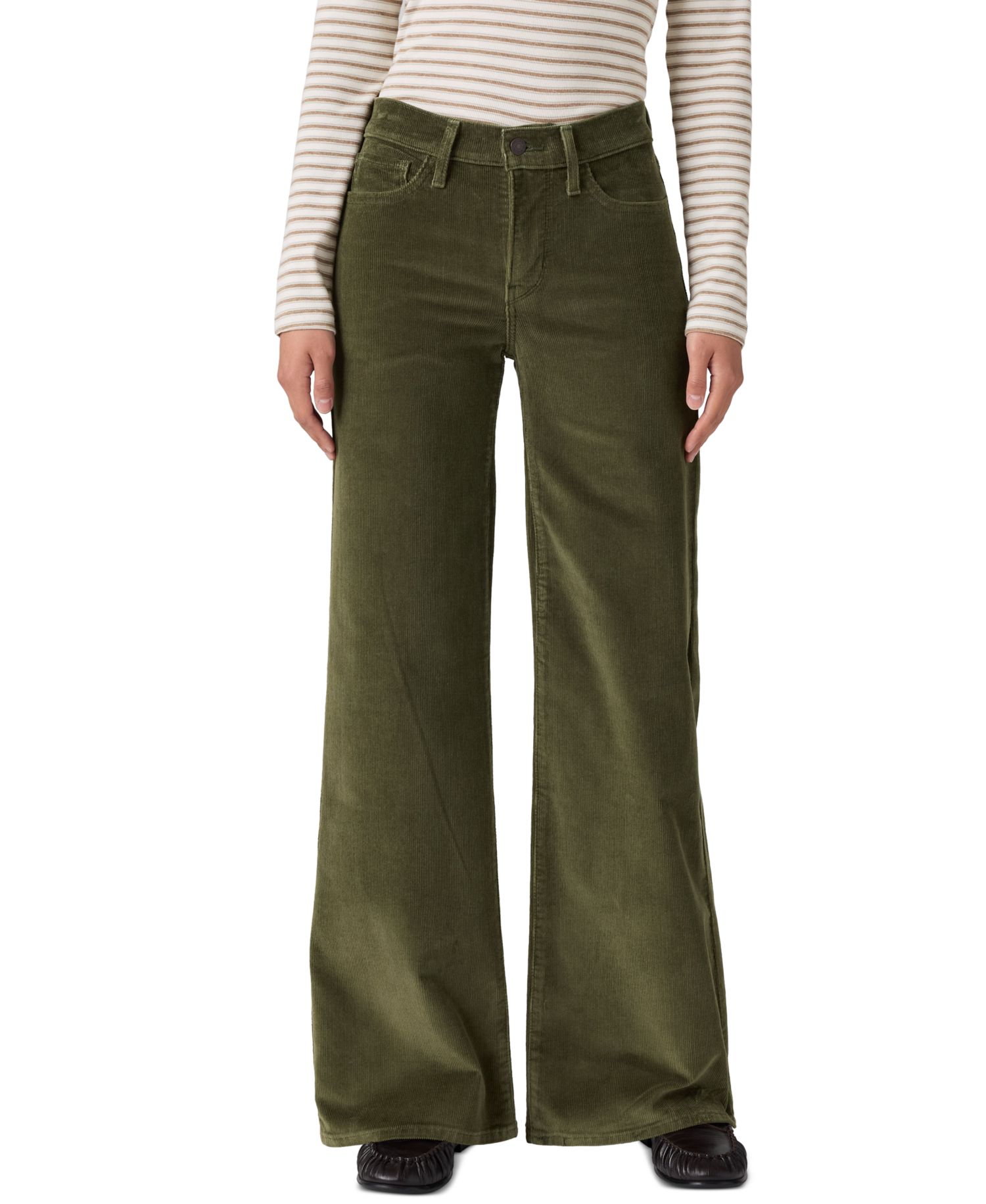 Corduroy 318 Shaping Wide-Leg Pants