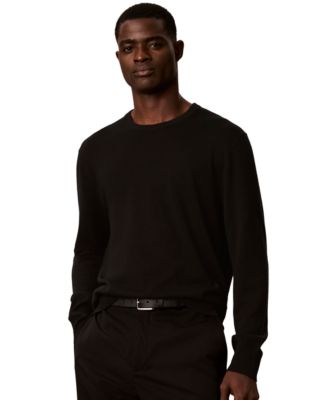 Men's Lightweight Merino Wool Crewneck Sweater