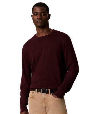 Men's Lightweight Merino Wool Crewneck Sweater